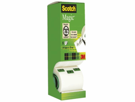 Plakband Scotch Magic 810 19mmx33m onzichtbaar mat 7+1 gratis