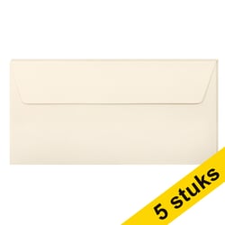 Envelop EA5/6 120g ivoor/pk5