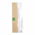 Paperwise/PLA vensterzak 280x100x(2x30)mm, met zijvenster artikel afbeelding