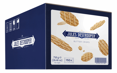 NATUURBOTERWAFELS JULES DESTROOPER 150 STUKS artikel afbeelding