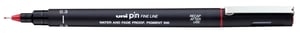 Fineliner Uni-ball Pin 0,3mm rood