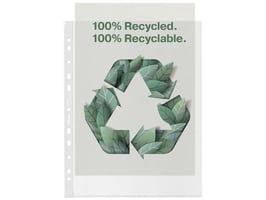 Esselte Showtas A4 Maxi, PP, 100% Gerecycled, Transparant (pak 100 stuks)