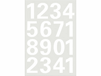 ETIKET HERMA 4170 GETAL 0-9 25MM WIT artikel afbeelding