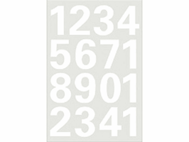 Etiket HERMA 4170 25mm getallen 0-9 wit