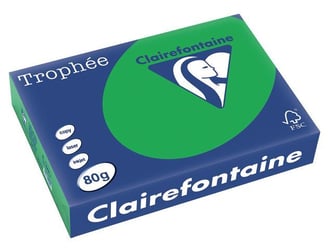 Clairefontaine Trophée Papier, A4, 80 g/m², Biljartgroen (pak 500 vel)