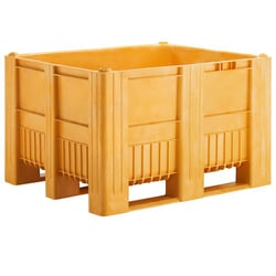 Palletbox inhoud 610 l geel