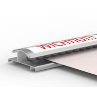 Balfixlijst aluminium lengte