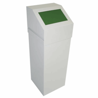 Afvalbak voor kringloopmateriaal van staal inhoud 65 l