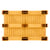 Palletbox inhoud 470 l geel