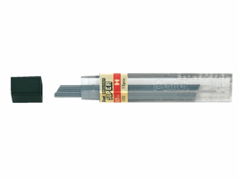 Potloodstift Pentel H 0.5mm zwart koker à 12 stuks