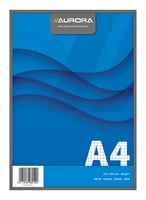 Schrijfblok Aurora A4 ruit 5x5mm 100vel 60gr