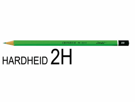 Potlood Bic Criterium 550 zeshoekig 2H