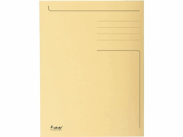 Dossiermap Exacompta Forever A4 3 kleppen 280gr ivoor