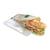 Paperwise/PLA vensterzak 280x100x(2x30)mm, met zijvenster