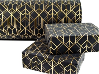 50cm x 100 mtr. gecoat papier 75gram, design