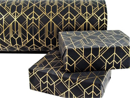 50cm x 100 mtr. gecoat papier 75gram, design