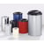 Prullenbak, zelfdovend inhoud 50 l, h x Ø = 625x335 mm bak zwart / zelfdovend deksel zwart