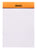 Schrijfblok Rhodia A6 lijn 80 vel 80gr oranje