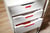 Dymo D1 labeltape 12 mm Zwart op rood 45017