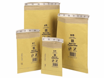 Mail Lite® Padded enveloppen C/0 149 x 222 mm (doos 100 stuks) artikel afbeelding
