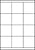 Etiket Avery Zweckform 3661 70x67.7mm wit 1200stuks