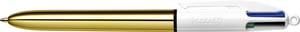 Bic 4 kleurenpen goud