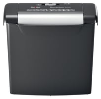 Rexel Momentum S206 strip-cut versnipperaar, 6 vellen, snijbreedte 6 mm, zwart