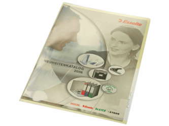 Leitz Insteekmap PVC 0,15mm PVC, geel (pak 100 stuks) artikel afbeelding