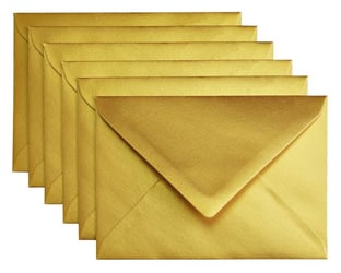 Envelop Papicolor C6 114x162mm Goud artikel afbeelding