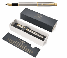 Rollerpen Parker IM brushed metal GT fijn