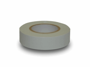 PVC Isolatie tape, 50mm x 10 mtr, dikte 0,15 mu, kleur wit artikel afbeelding