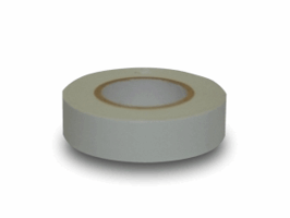 PVC Isolatie tape, 50mm x 10 mtr, dikte 0,15 mu, kleur wit