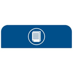 Informatiebord Configure™ voor bakken van 87 liter