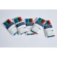 Boardmarker in verschillende kleuren: blauw, rood, zwart en groen VE = 20 stuks