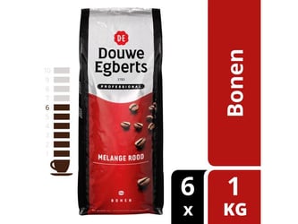 Douwe Egberts Melange Rood Koffiebonen (pak 1000 gram) artikel afbeelding
