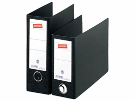 Staples Ordner A5 staand, rugbreedte 80 mm, zwart