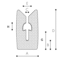 Nomapack WS schuimprofiel 45x26, Extra versterkt aan de binnenkant (Haspel 290 m)