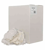 Poetslappen WL1 witte lappen 1e kwaliteit in 10 kg doos, 50 dozen per pallet artikel afbeelding