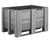 Palletbox inhoud 470 l lichtgrijs