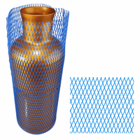 Buisnet voor Ø 200-300 mm x 100 m, Standaard kwaliteit,  Kleur  Blauw, Losse rol