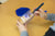 Viltstift Schneider Maxx 133 beitel punt blauw