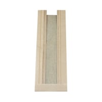 Kraft/PLA vensterzak 10x32,5x(2x3)cm