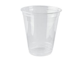PAPSTAR Drinkbekers koude dranken, PLA "pure" 0,3 l Ø 9,5 cm 10,68 cm glashelder (pak 70 stuks)