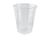 PAPSTAR Drinkbekers koude dranken, PLA "pure" 0,3 l Ø 9,5 cm 10,68 cm glashelder (pak 70 stuks)