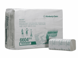 Papieren handdoekjes Scott 2-laags ZZ-vouw SCOTT 6604 artikel afbeelding