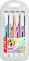 Markeerstift STABILO Swing Cool 275/4 pastel etui à 4 kleuren