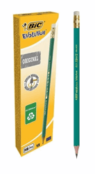 BiC Potlood ECOlutions Evolution 655, HB, incl. gumtop artikel afbeelding