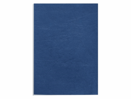 Voorblad Fellowes A4 lederlook royal blauw 100 stuks