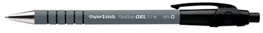 Gelschrijver Paper Mate Flexgrip 0.7mm zwart