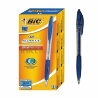 Balpen Bic Atlantis classic grip clic medium blauw